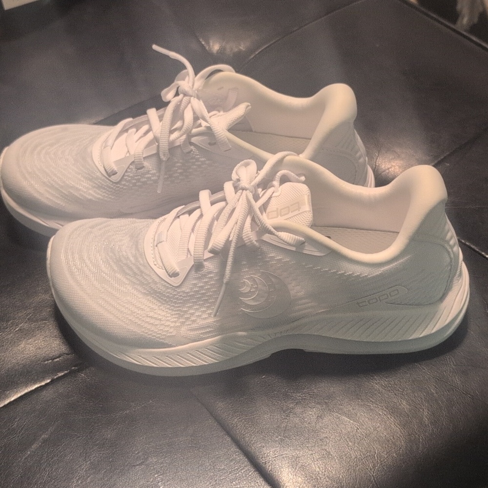 Topo White Tennis Shoes - Picture 2 of 5